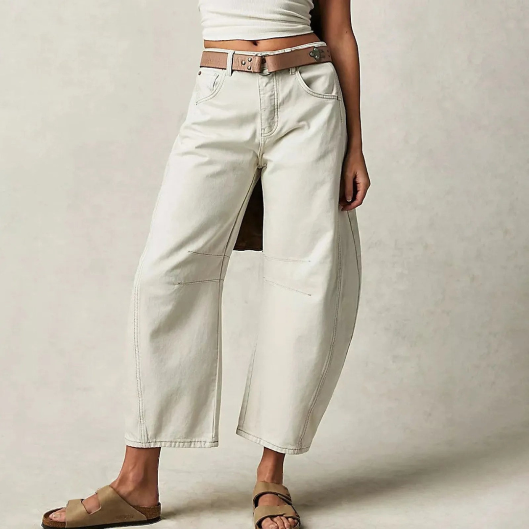 Women's Vintage Wide-Leg Denim Jeans