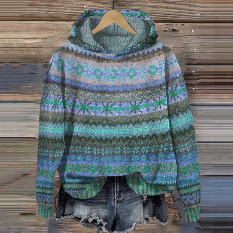Women's Warm Hoodie - Cozy Norwegian Design and Comfort