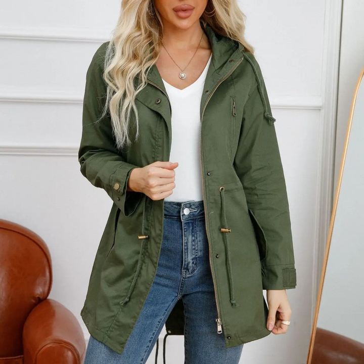 Women's Waterproof Long Summer Coat - Multiple Colors Available