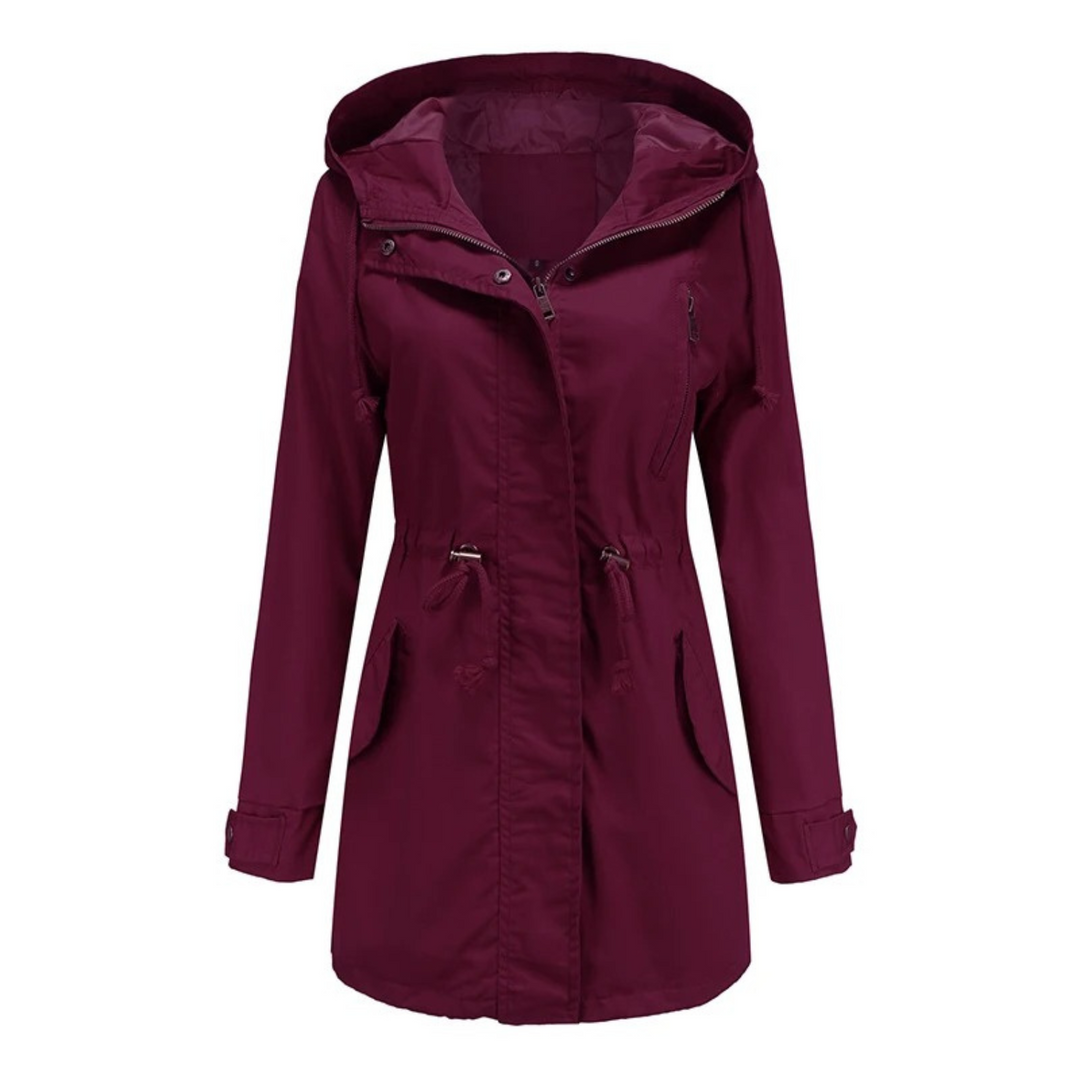 Women's Waterproof Long Summer Coat - Multiple Colors Available