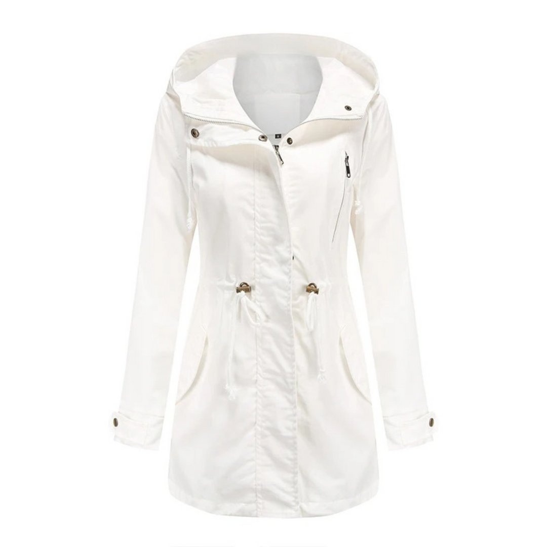 Women's Waterproof Long Summer Coat - Multiple Colors Available