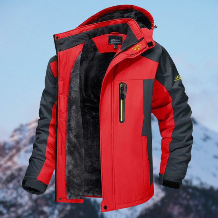 Men's Waterproof Winter Jacket - Functional and Stylish Design