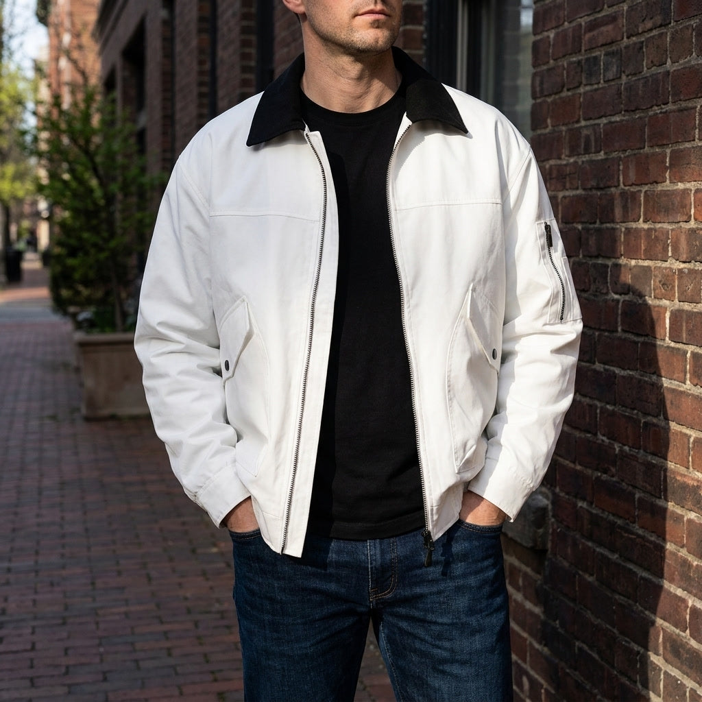 Robuste Arbeitsjacke für Herren - Lässiger Utility-Stil