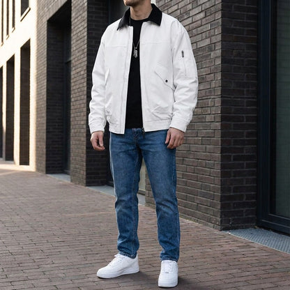 Robuste Arbeitsjacke für Herren - Lässiger Utility-Stil