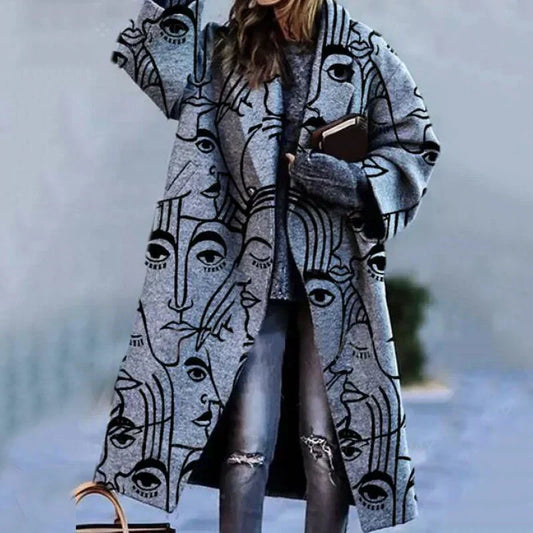 Manteau d’hiver vintage haut de gamme et respirant pour femme, par temps froid