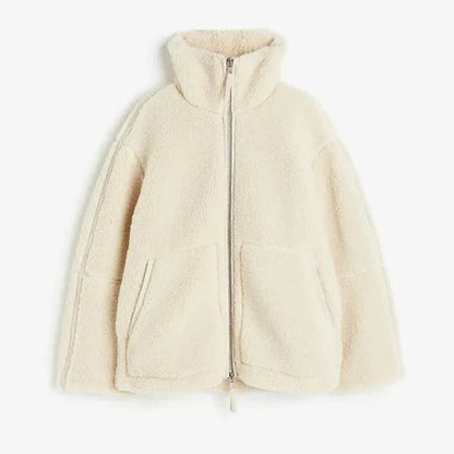 Abrigo de invierno aislante para mujer con cierre frontal de botones, ideal para los días fríos