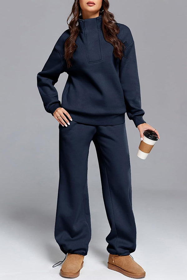 Sarah | Women's Relaxed Wide-Leg Sweatpants Set